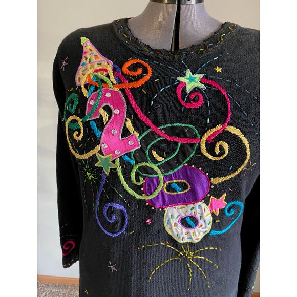 Y2K 2000 New year sweater - Picture 3 of 11